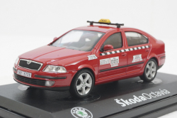 Skoda Octavia, Taxi Praha, red, 143-006RED, Abrex 1:43