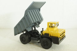 Белаз-7540 карьерный самосвал, желтый/серый, Н004, Наш Автопром 1:43