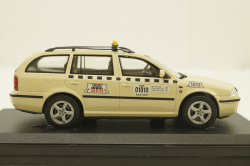 Skoda Octavia Combi 1996, Taxi Praha, 143-005XDB, Abrex 1:43