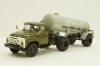 Зил-130В1 с п/прицепом ТЦ-4, на арочной резине, АвтоИстория 1:43