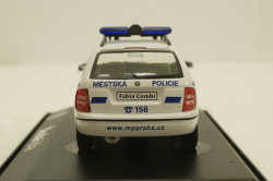 Skoda Fabia Combi, Mestska Policie, white, 143ABX-004XB, Abrex 1:43