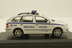 Skoda Fabia Combi, Mestska Policie, white, 143ABX-004XB, Abrex 1:43