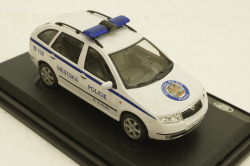 Skoda Fabia Combi, Mestska Policie, white, 143ABX-004XB, Abrex 1:43