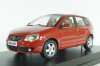 Volkswagen Polo IV 2005, Red, Paudi 1:18