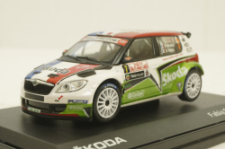 Skoda Fabia Super 2000, #7 N.Vouilloz/B.Veillas, 143XAB604TF, Abrex 1:43