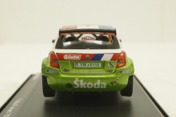 Skoda Fabia Super 2000, #7 N.Vouilloz/B.Veillas, 143XAB604TF, Abrex 1:43