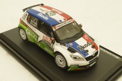 Skoda Fabia Super 2000, #7 N.Vouilloz/B.Veillas, 143XAB604TF, Abrex 1:43