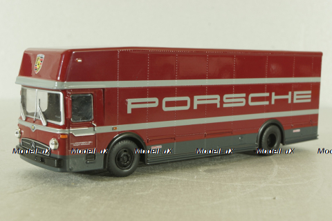 Mercedes O317 Race Truck , Porsche, 452026100, Schuco 1:64