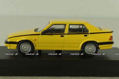 Alfa Romeo 75 T.spark, yellow, 201605, Kyosho 1:64