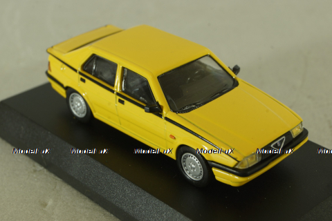 Alfa Romeo 75 T.spark, yellow, 201605, Kyosho 1:64