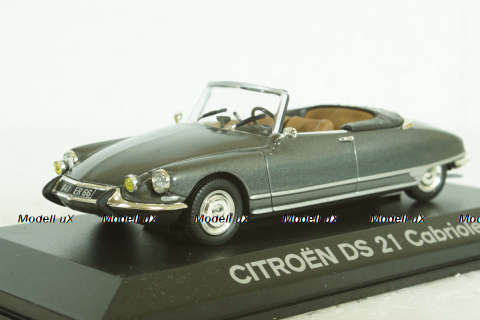Citroen DS21 Cabriolet, grey, Norev 1:43