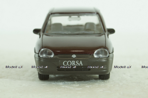 Opel Corsa, dark red, Gama 1:43