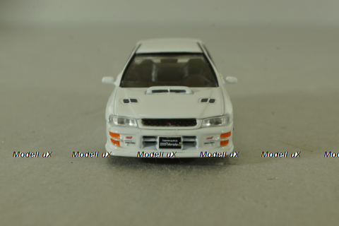 Subaru Impreza WRX Type R 3, 4-6 left hand drive, white, BM Creations 1:64