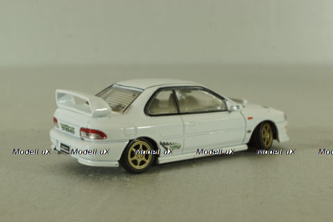 Subaru Impreza WRX Type R 3, 4-6 left hand drive, white, BM Creations 1:64