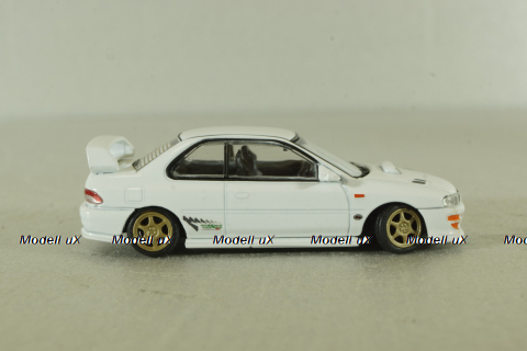 Subaru Impreza WRX Type R 3, 4-6 left hand drive, white, BM Creations 1:64