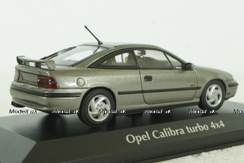 Opel Calibra Turbo 4x4,1992 grey metallic, 940045724, Maxichamps 1:43