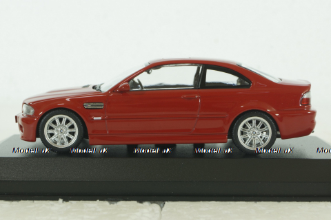 BMW M3 Coupe (E46) 2001 red, 940020020, BMW 3 Series, Maxichamps 1:43