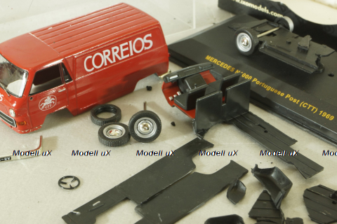 Mercedes N1000 Portuguese post CTT 1969, red, CLC147,IXO 1:43 На запчасти №2