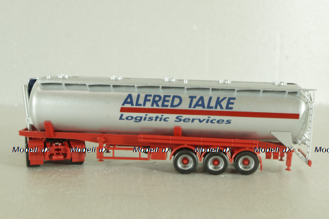 MAN TG-A XL with semi-trailer tank "Alfred Talke", blue/grey, 146623, Herpa 1:87
