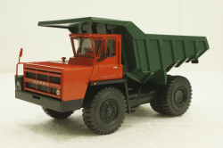 Белаз-7522 карьерный самосвал, красный/зеленый, Н003, Наш Автопром 1:43