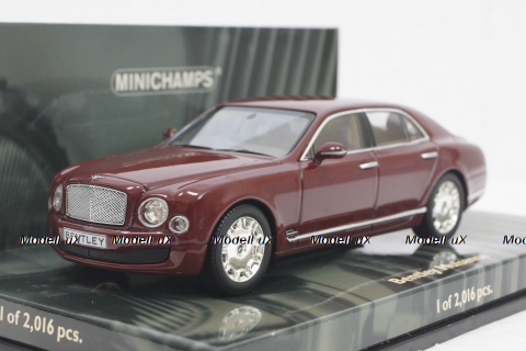 Bentley Mulsanne, 2010, red metallic, 436139901, Minichamps 1:43