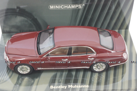 Bentley Mulsanne, 2010, red metallic, 436139901, Minichamps 1:43