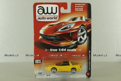 Pontiac Firebird T/A, yellow/black, 1993, Auto World 1:64