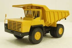 Белаз-540А карьерный самосвал, желтый, Н002, Наш Автопром 1:43