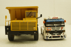 Белаз-540А карьерный самосвал, желтый, Н002, Наш Автопром 1:43