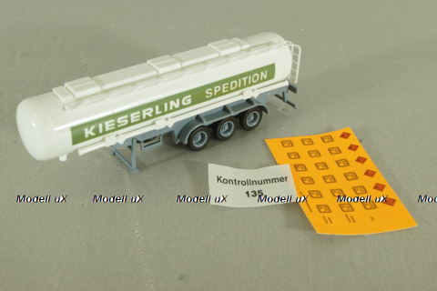 Semi-trailer tank "Kieserling" green, 144285tr, Herpa 1:87