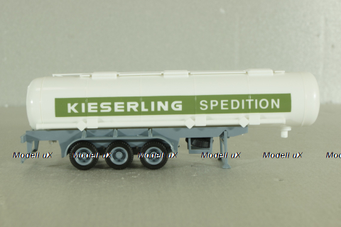 Semi-trailer tank "Kieserling" green, 144285tr, Herpa 1:87