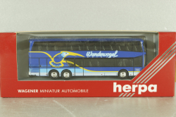 Setra S 228 DT bus "wanderwogel, blue, 144286, Herpa 1:87