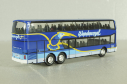 Setra S 228 DT bus "wanderwogel, blue, 144286, Herpa 1:87