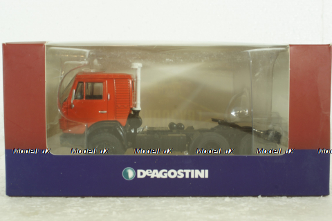 Камаз-54112 тягач, крассный, Автолегенды СССР, Грузовики, 1:43