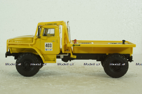Урал-43206 триал, желтый Автолегенды СССР, Грузовики, 1:43