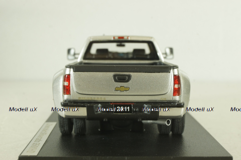 Chevrolet Silverado 3500HD 2011, silver, 109002, GLM 1:43 