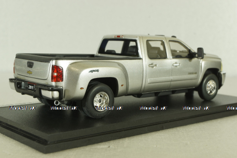 Chevrolet Silverado 3500HD 2011, silver, 109002, GLM 1:43 