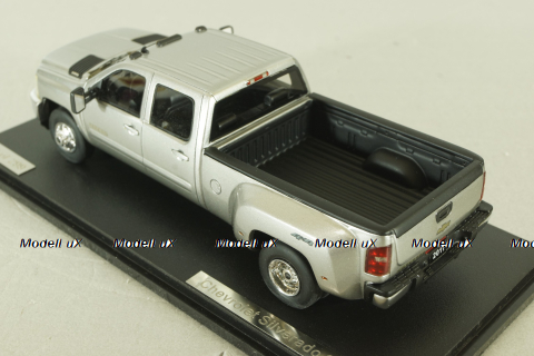 Chevrolet Silverado 3500HD 2011, silver, 109002, GLM 1:43 