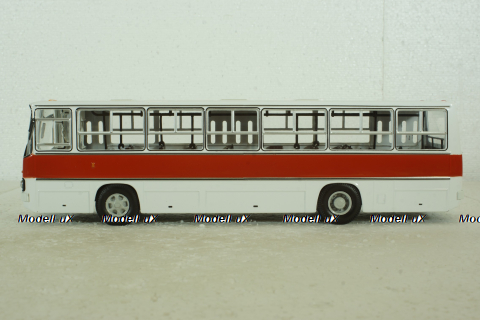 Икарус-260, городской (бело-красный), 900025, Советский Автобус 1:43