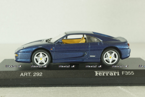 Ferrari F 355 Coupe 1994, blue, ART. 292, Detail Cars 1:43