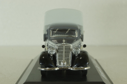 Mercedes 170V (W136) pickup truck with awning "Deutsche Bundesbahn" 1951, grey, 02264, Schuco 1:43