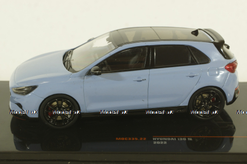 Hyundai i30 N 2022, lightblue, MOC335, IXO 1:43