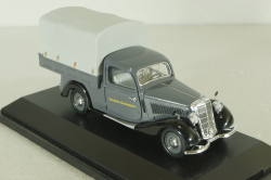 Mercedes 170V (W136) pickup truck with awning "Deutsche Bundesbahn" 1951, grey, 02264, Schuco 1:43