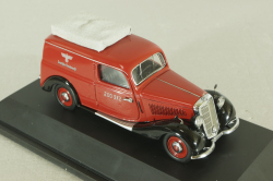 Mercedes 170V (W136) Covered wagon 1946, red,  006258, Schuco 1:43