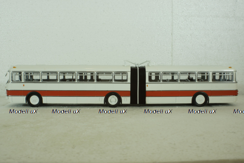Икарус-180, бело-красный, 350004, Советский Автобус 1:43