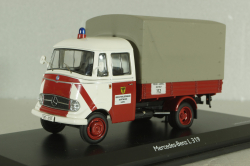 Mercedes L 319 flatbed truck Feuerwehr Dortmund, 450291600, Schuco 1:43 №2