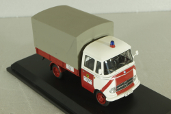 Mercedes L 319 flatbed truck Feuerwehr Dortmund, 450291600, Schuco 1:43 №2
