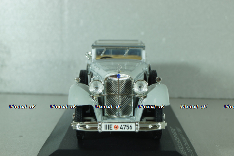 Mercedes-Benz Typ 770 Cabriolet F 1930, grey, 183616, WhiteBox 1:43