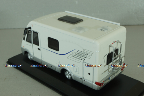 Hymer Classe-B 504 CL camper van 2014, white, HPC045, Hachette Passion Camping-Cars #45 1:43
