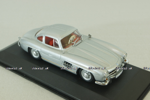 Mercedes 300 SL "Gullwing" 1955, silver, 400039000,  Minichamps 1:43